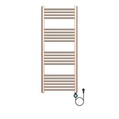 Elektrische Handdoekradiator Geborsteld Koper 120x50cm 700Watt met Smart Wifi - programeerbaar