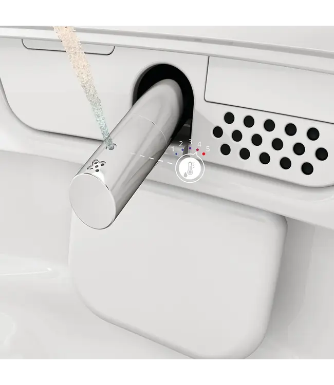 Douchewc Vitra V-Care Prime Smart japans toilet met bidet incl. Afstandsbediening