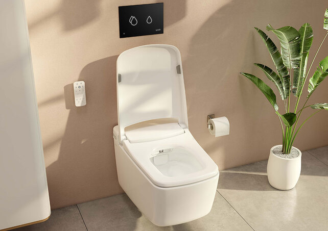 Douchewc Vitra V-Care Prime Smart japans toilet met bidet incl. Afstandsbediening