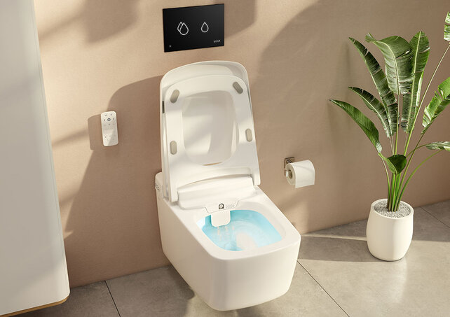 Douchewc Vitra V-Care Prime Smart japans toilet met bidet incl. Afstandsbediening