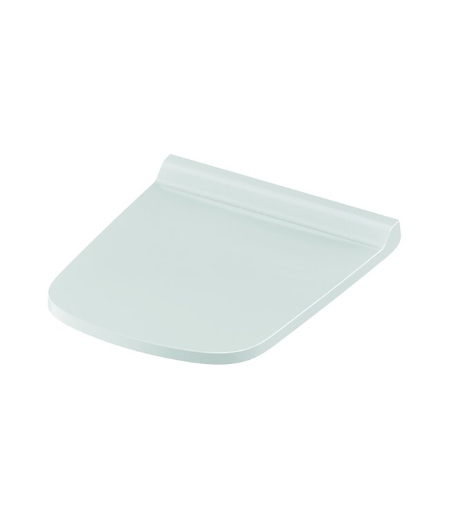 Hangtoilet TECENEO Randloos 54cm Glans Wit incl. wc-bril Slimline