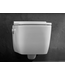 Hangtoilet TECENEO met bidet Warm/Koud Geïntegreerde bidetkraan Randloos Wit 54cm incl. Wc-bril