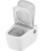 Hangtoilet TECENEO met bidet Warm/Koud Geïntegreerde bidetkraan Randloos Wit 54cm incl. Wc-bril