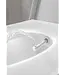 Hangtoilet TECENEO met bidet Koud Geïntegreerde bidetkraan Randloos Wit 54cm incl. Wc-bril Wrap-up