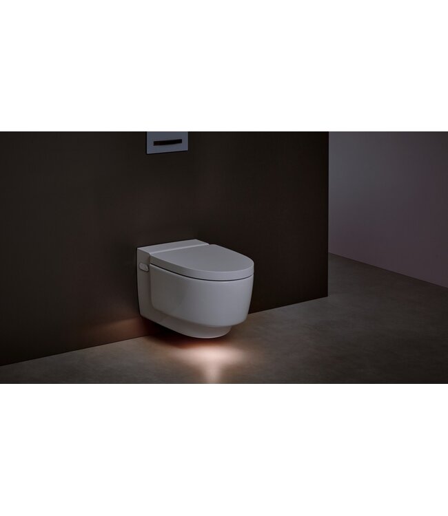 Douchewc Geberit AquaClean Mera Comfort glans/chroom afdekplaatje – glans wit