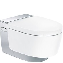 Douchewc Geberit AquaClean Mera Comfort glans/chroom afdekplaatje – glans wit