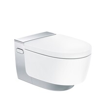 Douchewc Geberit AquaClean Mera Comfort glans/chroom afdekplaatje – glans wit