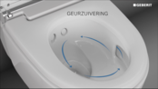 Douchewc Geberit AquaClean Mera Comfort glans wit