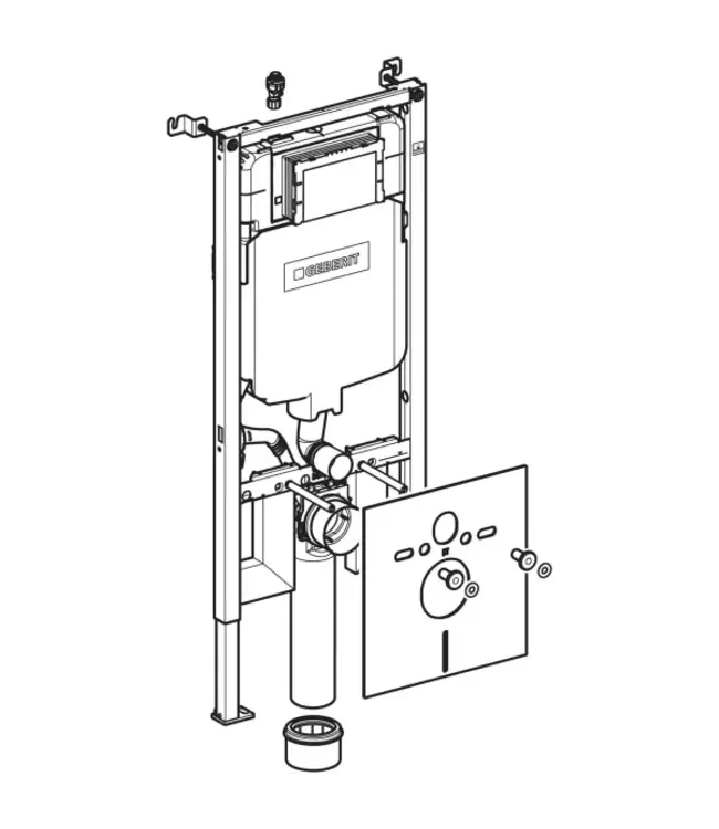 GEBERIT GEBERIT Inbouwreservoir Duofix UP720 114x50x8 cm 111.794.00.1