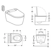 Douchewc Geberit AquaClean Sela - alpine wit