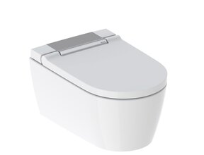 Douchewc Geberit AquaClean Sela chroom afdekplaat - alpine wit