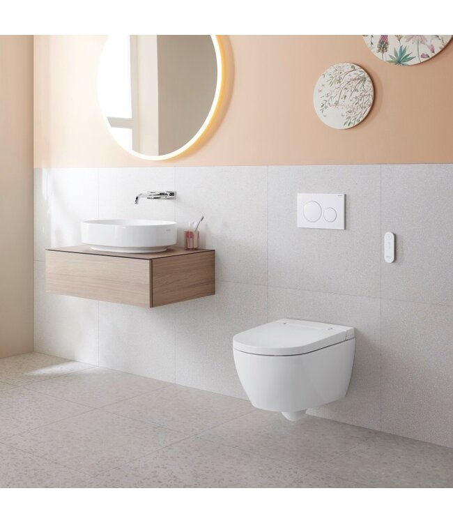 Douchewc Geberit AquaClean Alba Alphine Wit afdekplaat