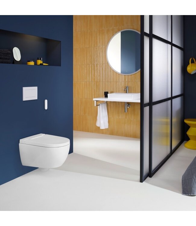 Douchewc Geberit AquaClean Alba Alphine Wit afdekplaat