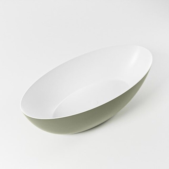 Vrijstaand bad Float Army / Talc 170x80cm Solid Surface Vrijstaand bad Float Army / Talc 170x80cm Solid Surface