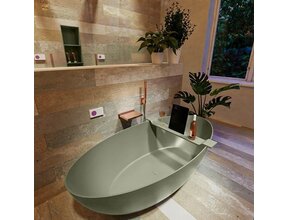 Vrijstaand bad Float Army / Army 170x80cm Solid Surface