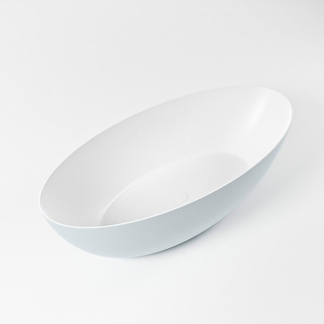 Vrijstaand bad Float Clay  / Talc 170x80cm Solid Surface Vrijstaand bad Float Clay  / Talc 170x80cm Solid Surface