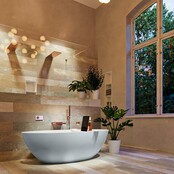 Vrijstaand bad Float Clay  / Talc 170x80cm Solid Surface Vrijstaand bad Float Clay  / Talc 170x80cm Solid Surface