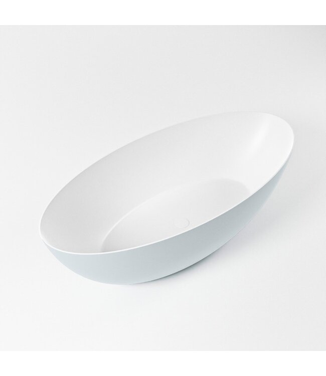 MONDIAZ Vrijstaand bad Float Clay  / Clay 170x80cm Solid Surface