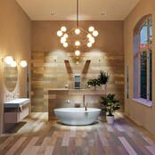 Vrijstaand bad Float Clay  / Clay 170x80cm Solid Surface Vrijstaand bad Float Clay  / Clay 170x80cm Solid Surface