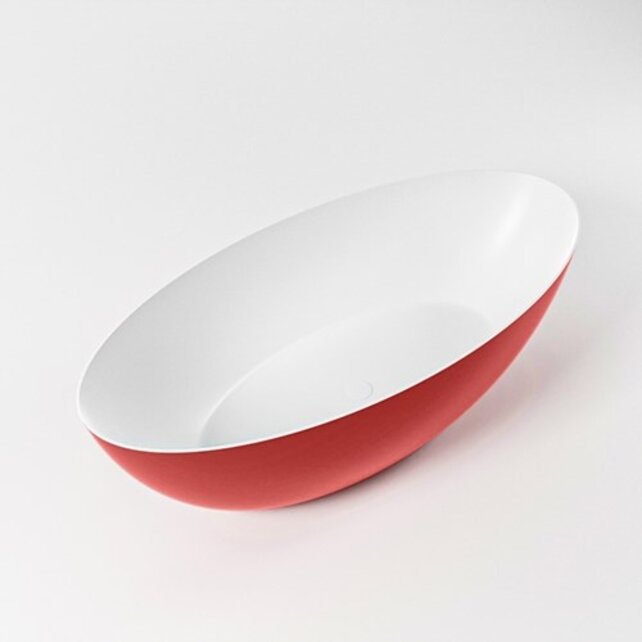 Vrijstaand bad Float Fire  / Fire 170x80cm Solid Surface Vrijstaand bad Float Fire  / Fire 170x80cm Solid Surface