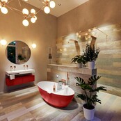 Vrijstaand bad Float Fire  / Talc 170x80cm Solid Surface Vrijstaand bad Float Fire  / Talc 170x80cm Solid Surface