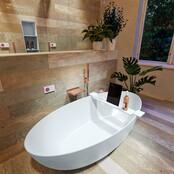 Vrijstaand bad Float Clay  / Clay 170x80cm Solid Surface Vrijstaand bad Float Clay  / Clay 170x80cm Solid Surface