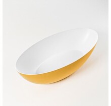 Vrijstaand bad Float Ocher  / Talc 170x80cm Solid Surface