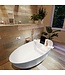 Vrijstaand bad Float Plata  / Talc 170x80cm Solid Surface