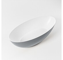 Vrijstaand bad Float Plata  / Talc 170x80cm Solid Surface