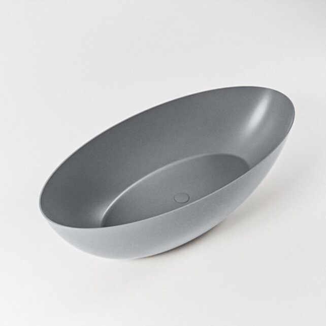 Vrijstaand bad Float Plata  / Plata 170x80cm Solid Surface Vrijstaand bad Float Plata  / Plata 170x80cm Solid Surface