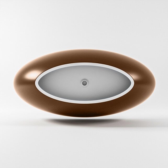 Vrijstaand bad Float Roest / Roest 170x80cm Solid Surface Vrijstaand bad Float Roest / Roest 170x80cm Solid Surface