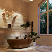 Vrijstaand bad Float Roest / Roest 170x80cm Solid Surface Vrijstaand bad Float Roest / Roest 170x80cm Solid Surface