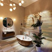 Vrijstaand bad Float Roest / Talc 170x80cm Solid Surface Vrijstaand bad Float Roest / Talc 170x80cm Solid Surface