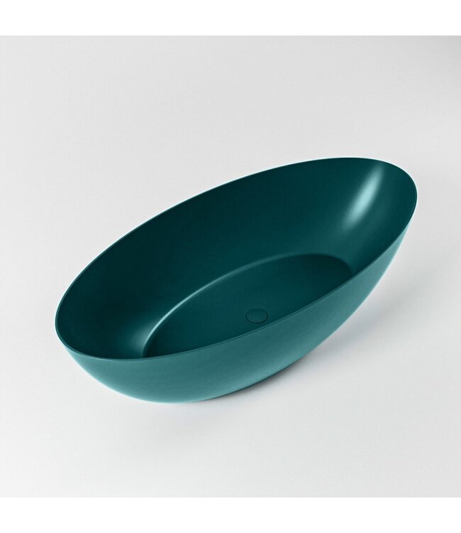 MONDIAZ Vrijstaand bad Float Smag  / Talc 170x80cm Solid Surface