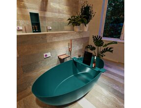Vrijstaand bad Float Smag  / Smag 170x80cm Solid Surface
