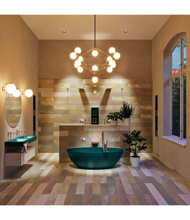 MONDIAZ Vrijstaand bad Float Smag  / Smag 170x80cm Solid Surface