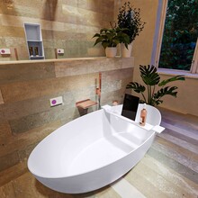 Vrijstaand bad Float Cale / Cale 170x80cm Solid Surface