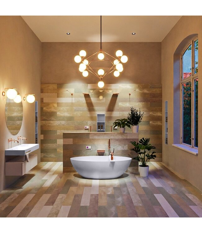 MONDIAZ Vrijstaand bad Float Cale / Cale 170x80cm Solid Surface