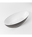 Vrijstaand bad Float Dark Grey / Talc 170x80cm Solid Surface