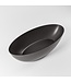 MONDIAZ Vrijstaand bad Float Dark Grey / Talc 170x80cm Solid Surface