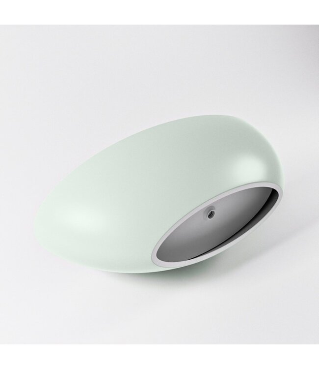 MONDIAZ Vrijstaand bad Float Greey / Greey 170x80cm Solid Surface