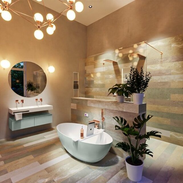 Vrijstaand bad Float Greey / Talc 170x80cm Solid Surface Vrijstaand bad Float Greey / Talc 170x80cm Solid Surface