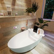 Vrijstaand bad Float Greey / Talc 170x80cm Solid Surface Vrijstaand bad Float Greey / Talc 170x80cm Solid Surface