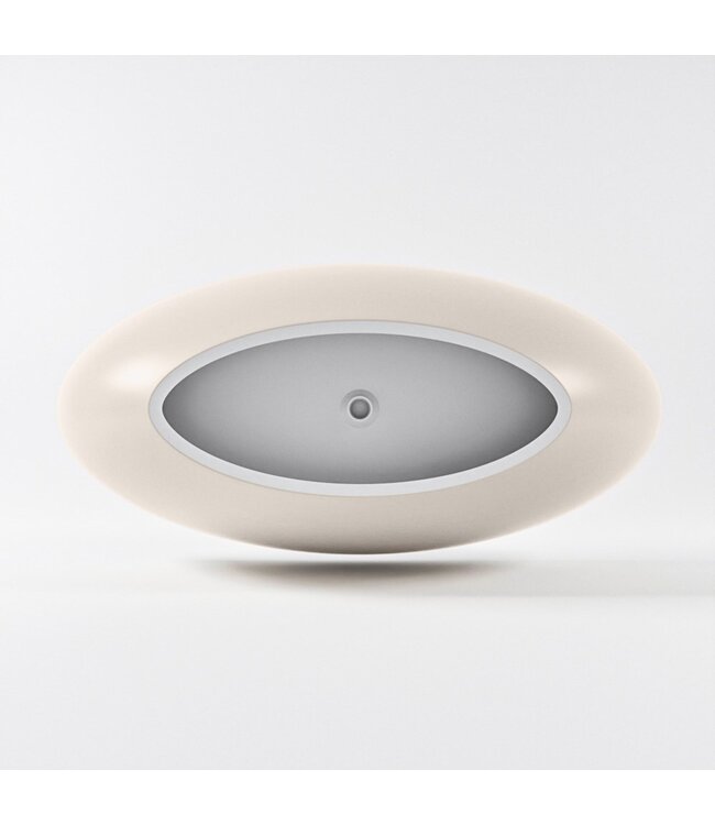 MONDIAZ Vrijstaand bad Float Linen / Talc 170x80cm Solid Surface