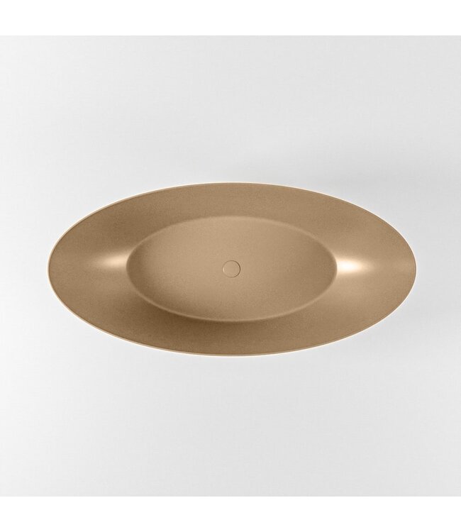 MONDIAZ Vrijstaand bad Float Oro / Oro 170x80cm Solid Surface