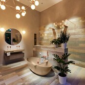 Vrijstaand bad Float Oro / Oro 170x80cm Solid Surface Vrijstaand bad Float Oro / Oro 170x80cm Solid Surface