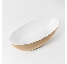 Vrijstaand bad Float Oro / Talc 170x80cm Solid Surface