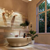 Vrijstaand bad Float Oro / Talc 170x80cm Solid Surface Vrijstaand bad Float Oro / Talc 170x80cm Solid Surface