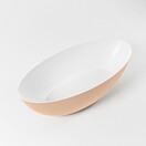 Vrijstaand bad Float Rosee / Talc 170x80cm Solid Surface