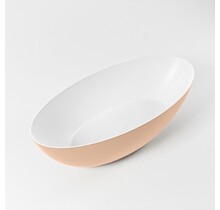 Vrijstaand bad Float Rosee / Talc 170x80cm Solid Surface